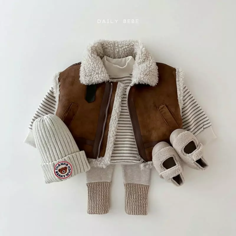 Daily Bebe - Korean Children Fashion - #discoveringself - Mustang Vest - 9
