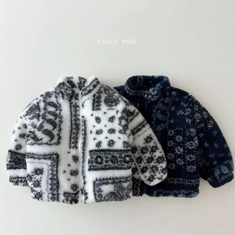 Daily Bebe - Korean Children Fashion - #discoveringself - Paisley Jumper - 8