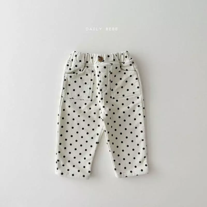 Daily Bebe - Korean Children Fashion - #designkidswear - Fleece Rib Pants - 4
