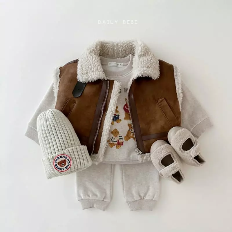Daily Bebe - Korean Children Fashion - #fashionkids - Mustang Vest - 10
