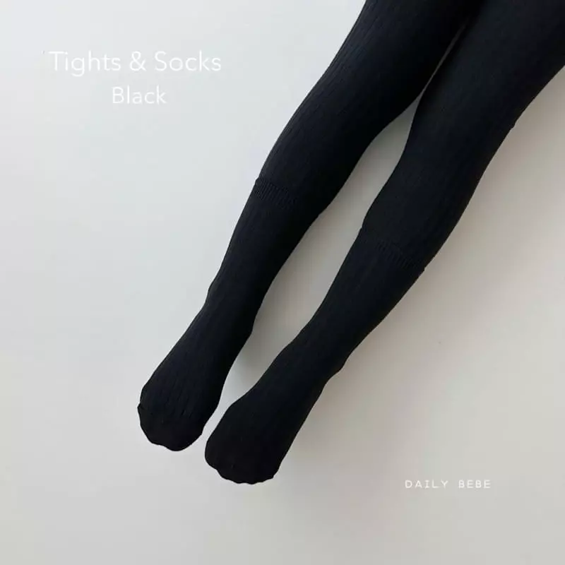Daily Bebe - Korean Children Fashion - #fashionkids - Separation Tights - 8