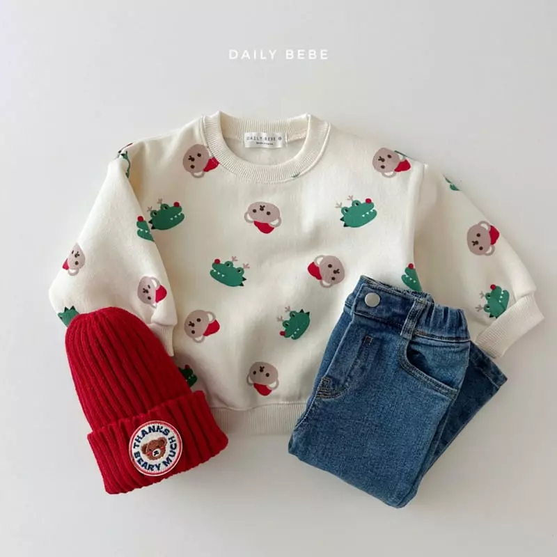 Daily Bebe - Korean Children Fashion - #fashionkids - Crocodile Sweatshirt - 3
