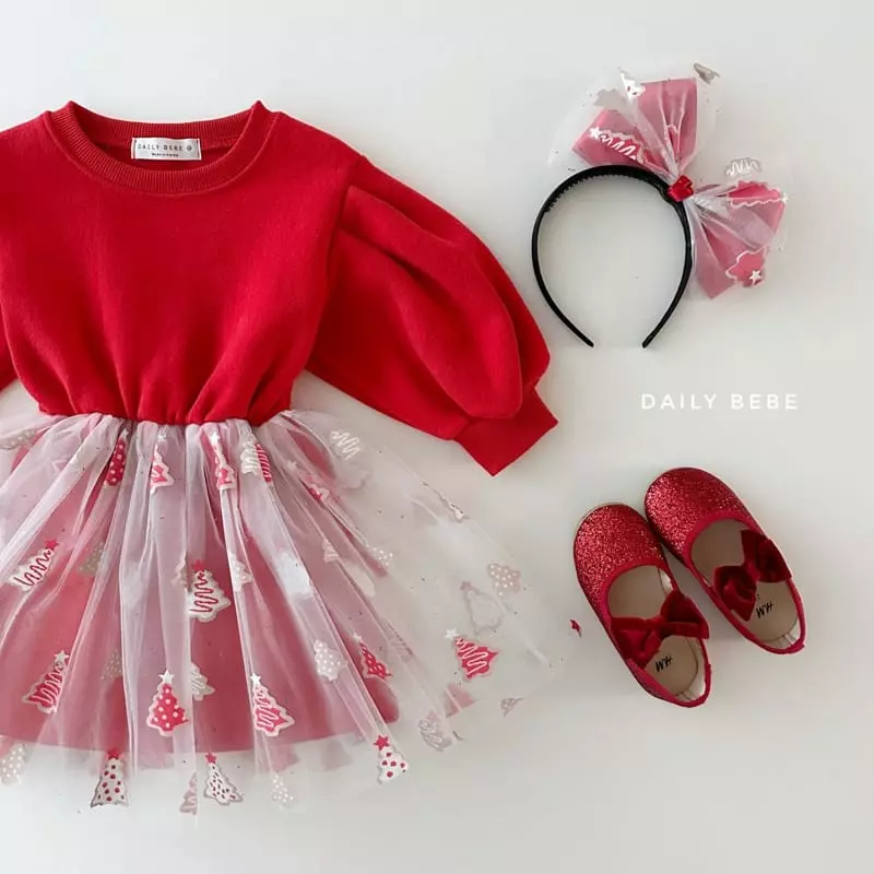 Daily Bebe - Korean Children Fashion - #fashionkids - Tree Sha One-piece