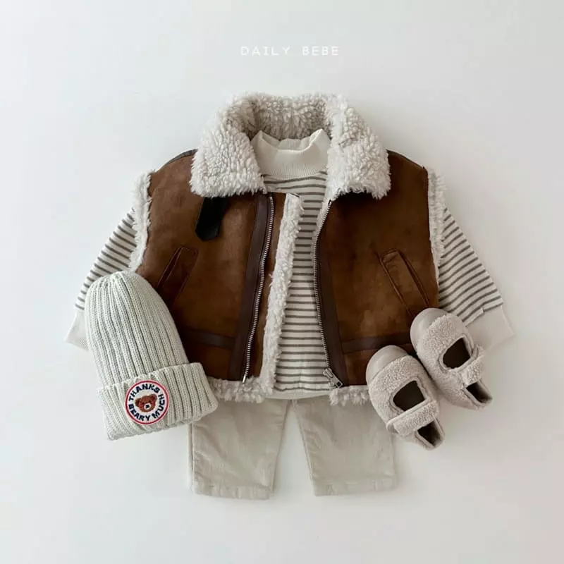 Daily Bebe - Korean Children Fashion - #kidsshorts - Mustang Vest - 11
