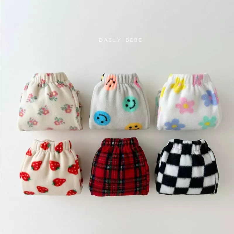 Daily Bebe - Korean Children Fashion - #kidsshorts - Fleece Pants - 8