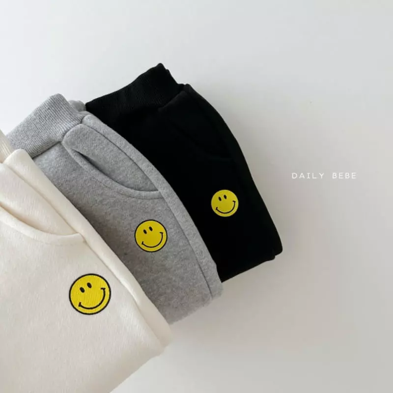 Daily Bebe - Korean Children Fashion - #kidsshorts - Smile Pants - 5