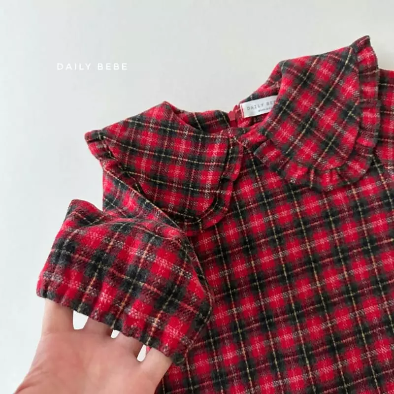 Daily Bebe - Korean Children Fashion - #kidsshorts - Merry One-piece - 3