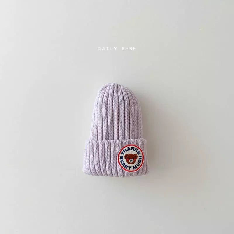 Daily Bebe - Korean Children Fashion - #kidsstore - Bear Patch Beanie - 5