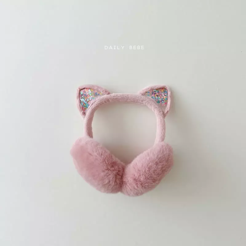 Daily Bebe - Korean Children Fashion - #kidzfashiontrend - Kitty Earmuff - 5