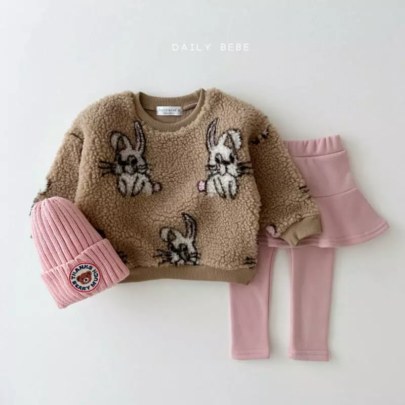 Daily Bebe - Korean Children Fashion - #kidzfashiontrend - Skirt Leggings - 5