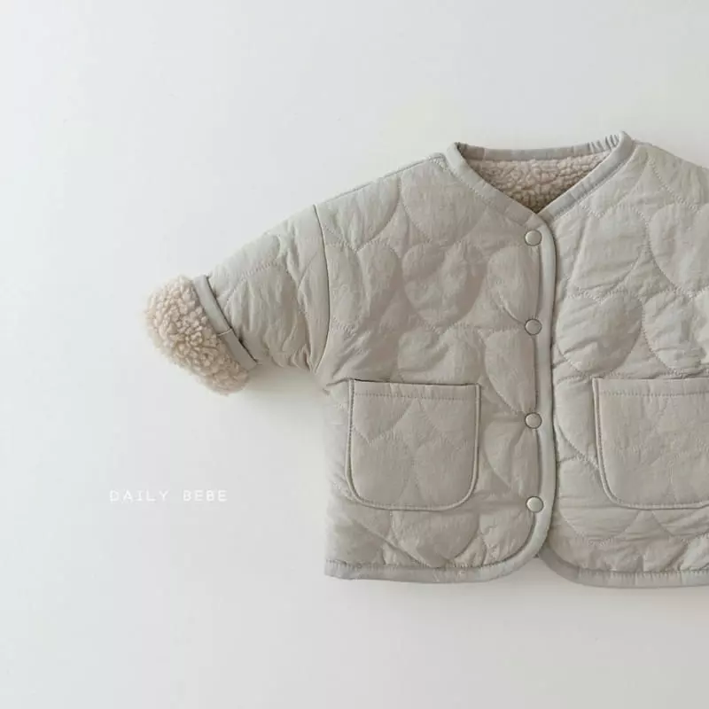 Daily Bebe - Korean Children Fashion - #littlefashionista - Heart Reversible Jumper