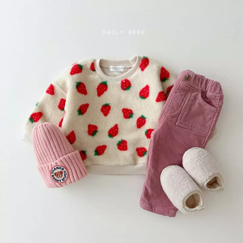 Daily Bebe - Korean Children Fashion - #littlefashionista - Fleece Rib Pants - 10