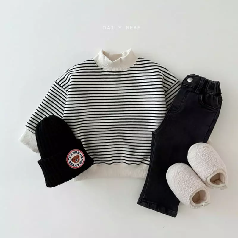 Daily Bebe - Korean Children Fashion - #magicofchildhood - Fleece Jeans - 12