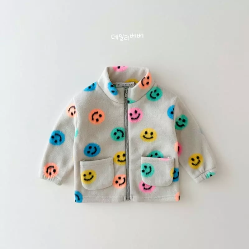 Daily Bebe - Korean Children Fashion - #minifashionista - Weather Fleece Jacket - 3