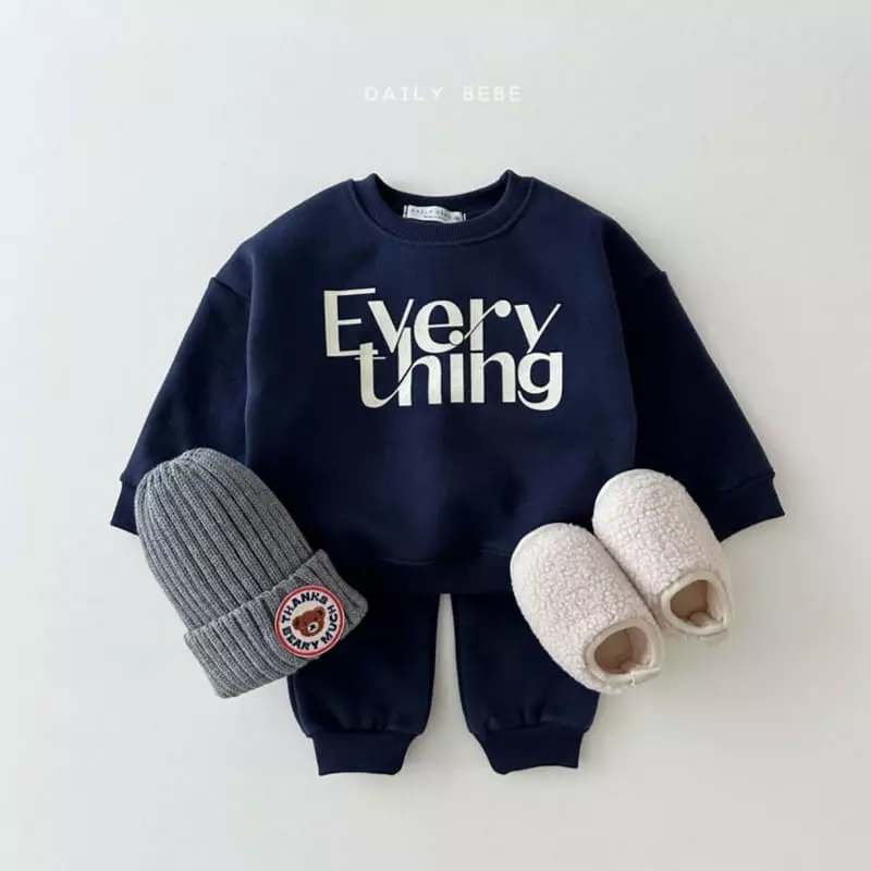 Daily Bebe - Korean Children Fashion - #prettylittlegirls - Everthing Top Bottom Set - 2