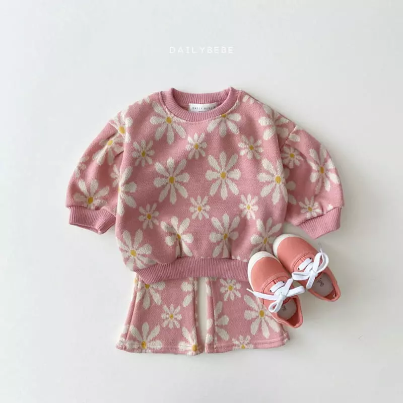 Daily Bebe - Korean Children Fashion - #prettylittlegirls - Jacquard Top Bottom Set - 5