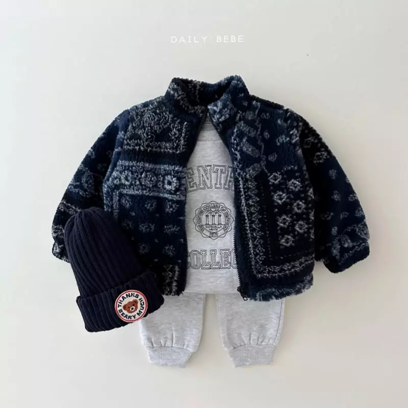 Daily Bebe - Korean Children Fashion - #toddlerclothing - Paisley Jumper - 4