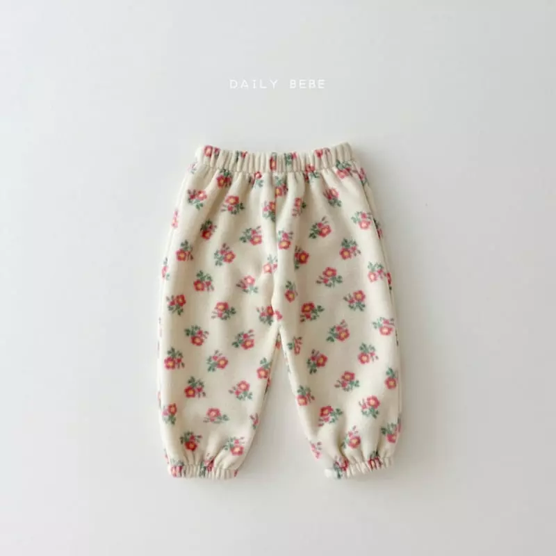 Daily Bebe - Korean Children Fashion - #stylishchildhood - Fleece Pants - 2