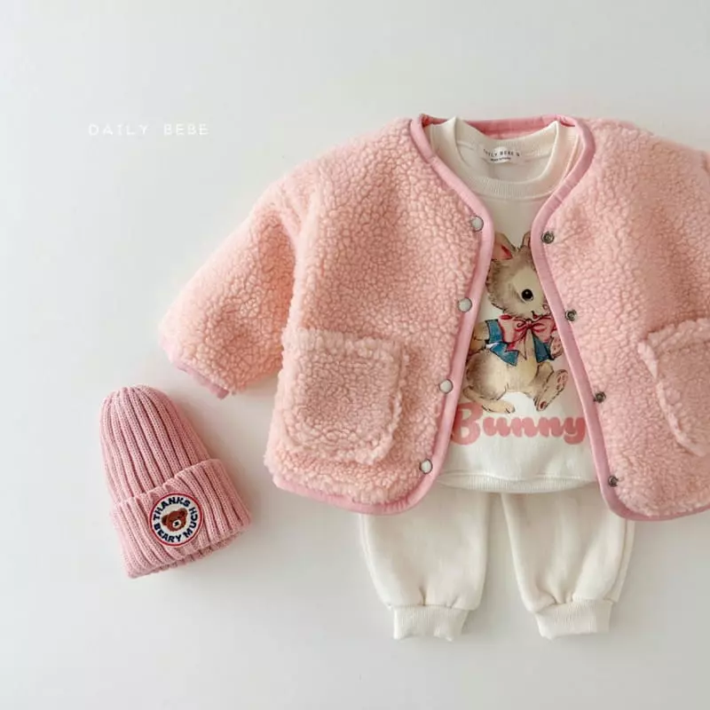 Daily Bebe - Korean Children Fashion - #toddlerclothing - Heart Reversible Jumper - 6