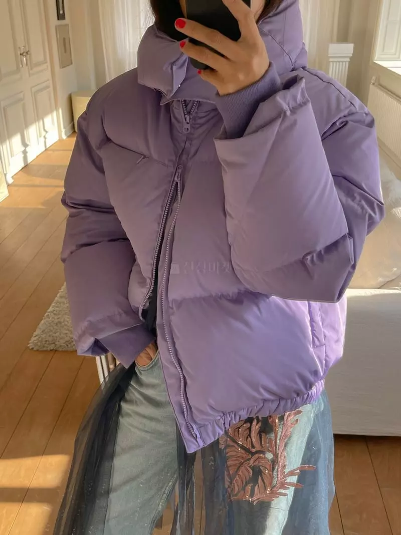 Dailyjud - Korean Women Fashion - #momslook - Hoody Padding Jacket - 5