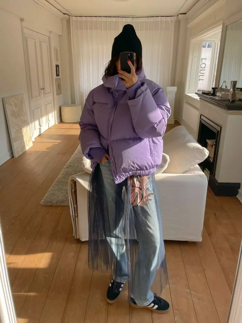Dailyjud - Korean Women Fashion - #momslook - Hoody Padding Jacket - 7