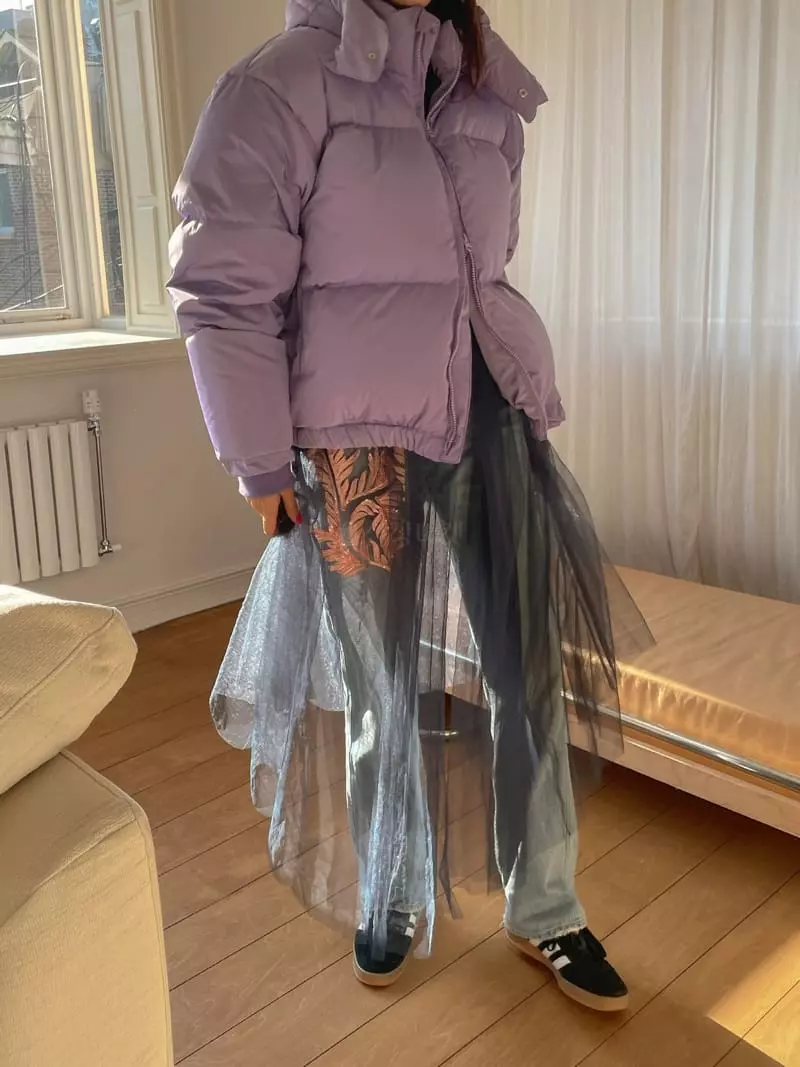 Dailyjud - Korean Women Fashion - #momslook - Hoody Padding Jacket - 9