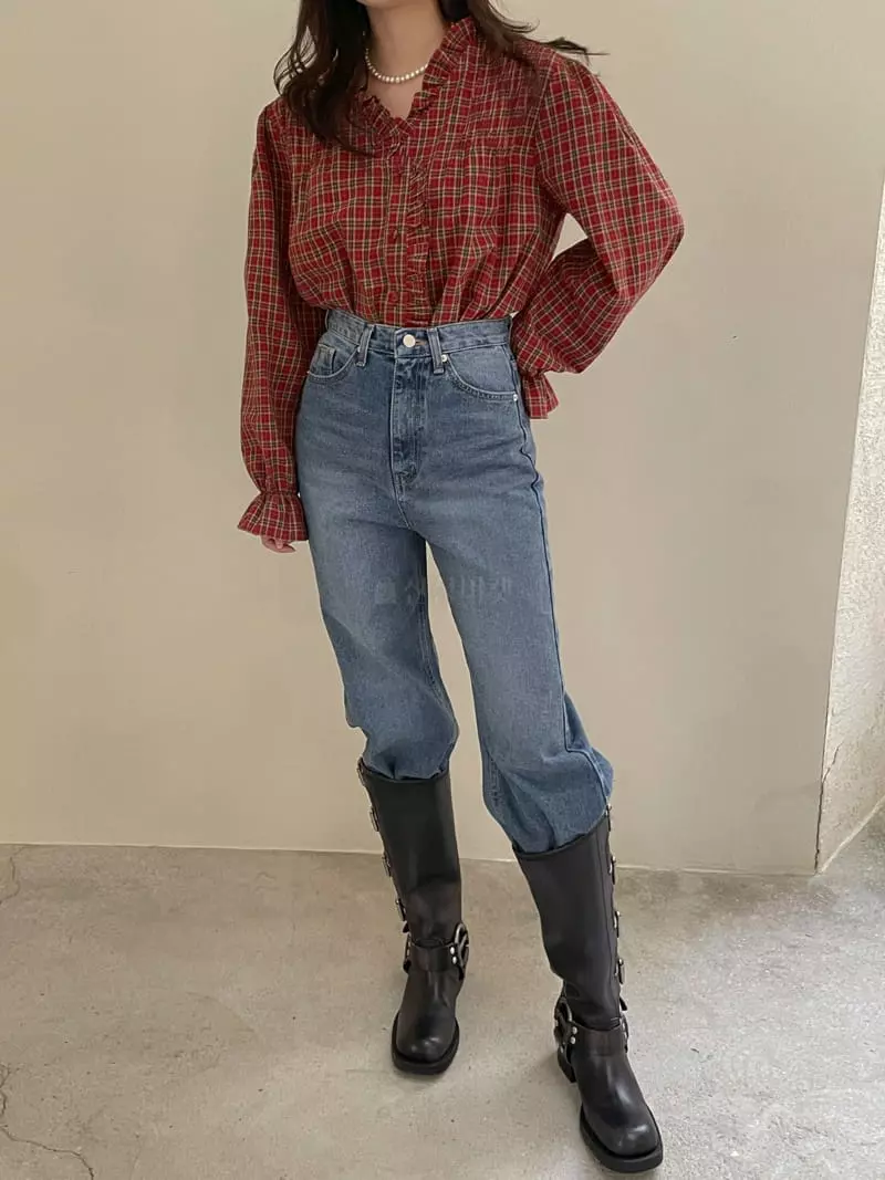 Dailyjud - Korean Women Fashion - #womensfashion - Frill Blouse - 4