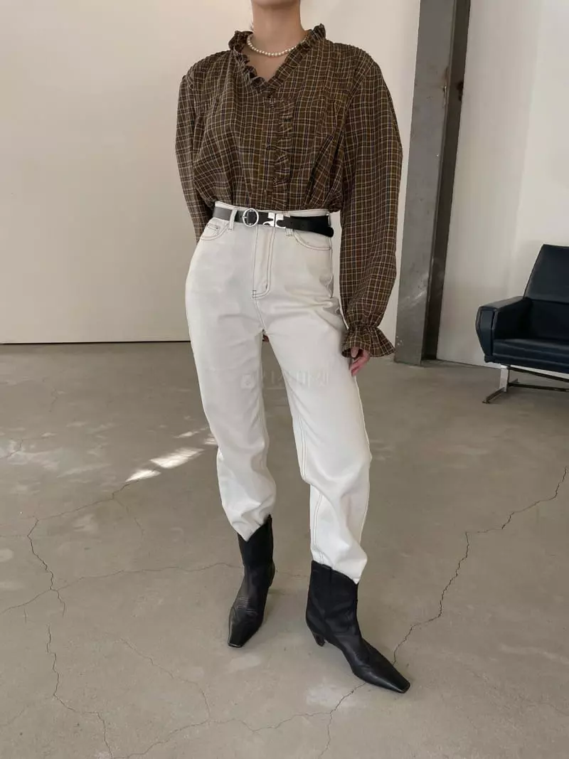 Dailyjud - Korean Women Fashion - #momslook - Frill Blouse - 6