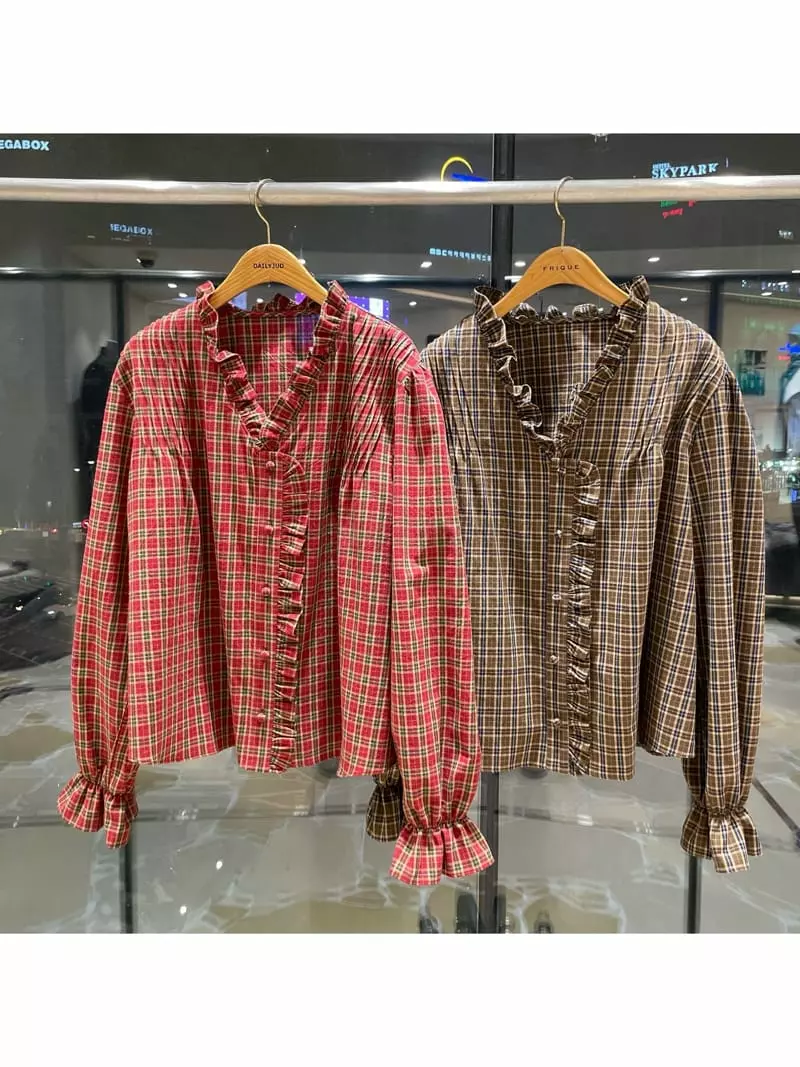 Dailyjud - Korean Women Fashion - #momslook - Frill Blouse - 7