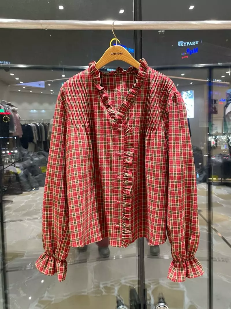 Dailyjud - Korean Women Fashion - #momslook - Frill Blouse - 8