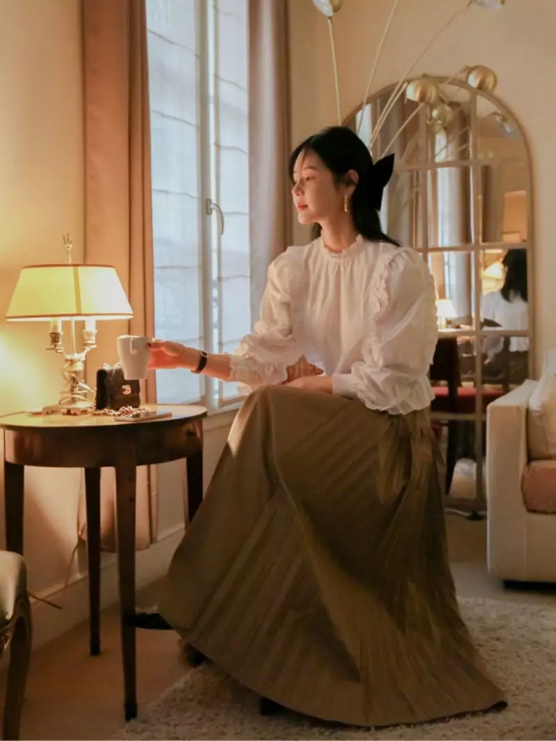 Dailyjud - Korean Women Fashion - #momslook - Frill BLouse - 3
