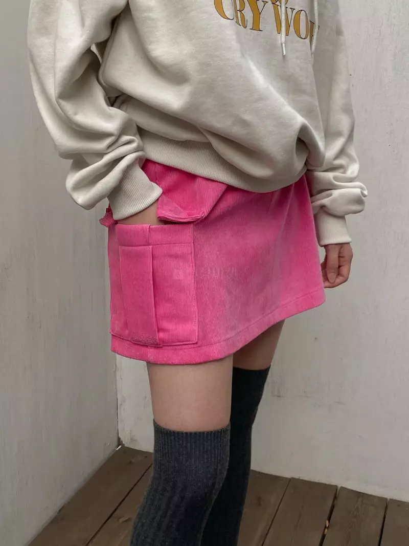 Dailyjud - Korean Women Fashion - #momslook - Corduroy Skirt - 2