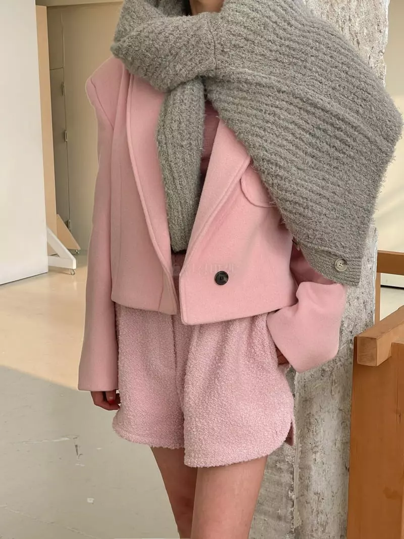 Dailyjud - Korean Women Fashion - #momslook - One Button Crop Jacket - 7
