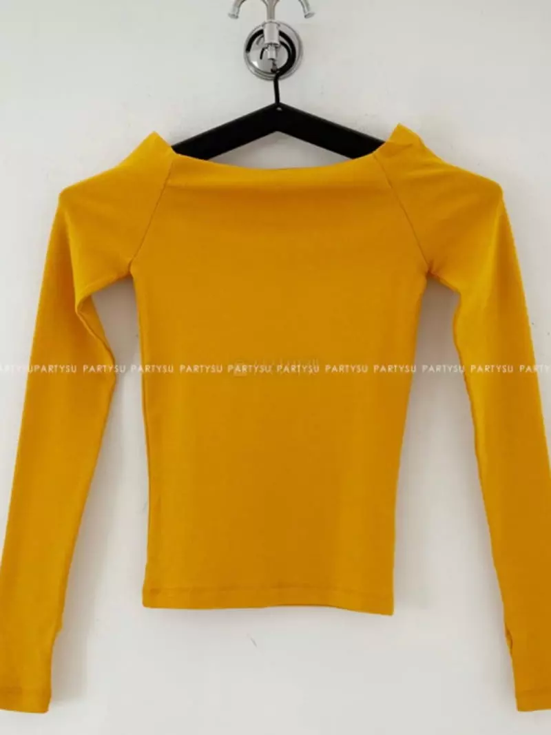 Dailyjud - Korean Women Fashion - #momslook - Off SHOulder Tee - 10