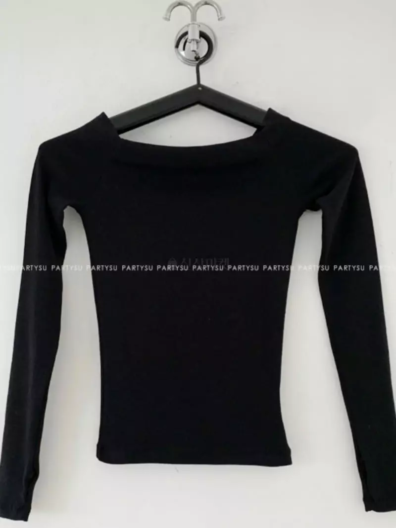 Dailyjud - Korean Women Fashion - #momslook - Off SHOulder Tee - 12
