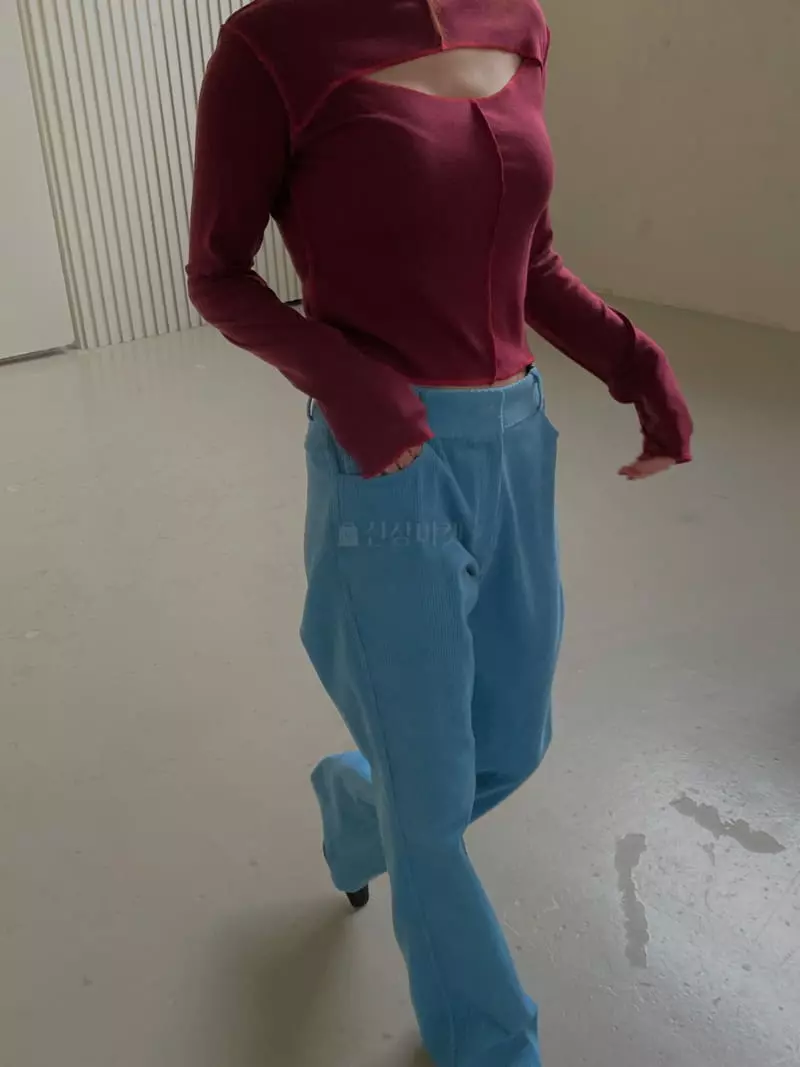 Dailyjud - Korean Women Fashion - #momslook - Over Slit Tee - 7