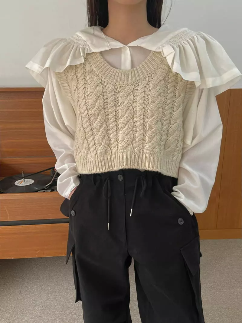 Dailyjud - Korean Women Fashion - #momslook - Smocked Blouse - 5