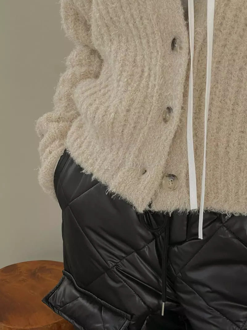 Dailyjud - Korean Women Fashion - #momslook - Bbogle Knit Cardigan - 9