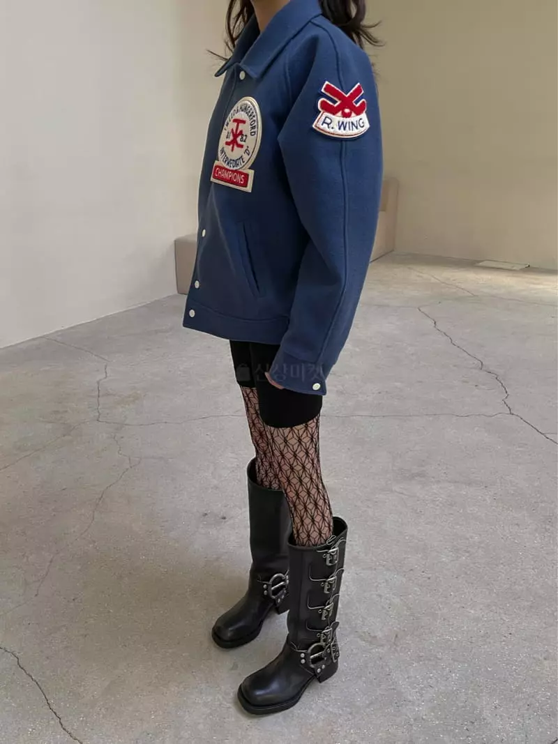 Dailyjud - Korean Women Fashion - #womensfashion - Bookle Patch Jumper - 4
