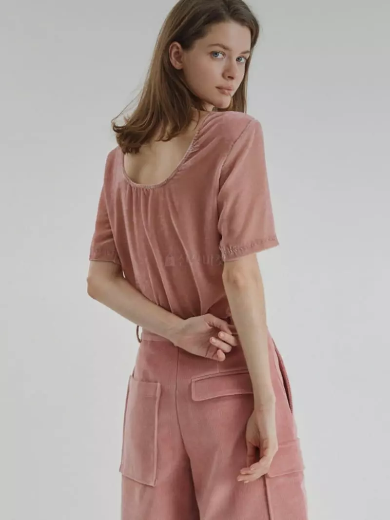 Dailyjud - Korean Women Fashion - #momslook - Velvet Top - 10