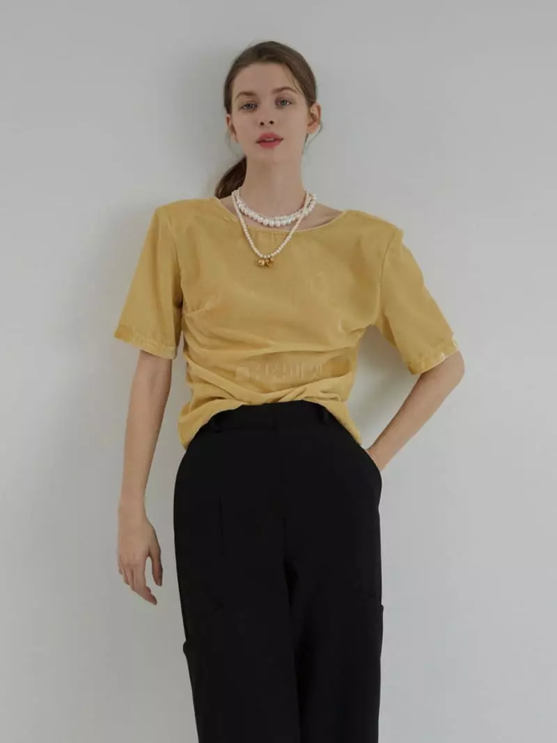 Dailyjud - Korean Women Fashion - #momslook - Velvet Top - 11