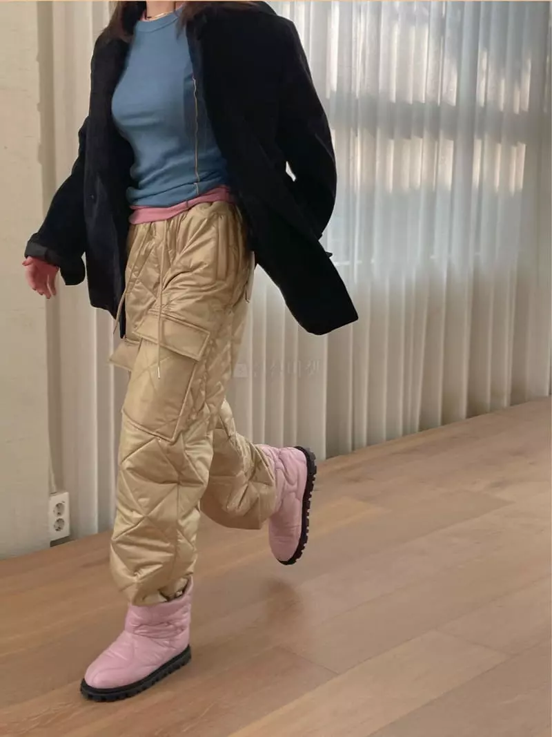 Dailyjud - Korean Women Fashion - #momslook - Quilting Pants - 2