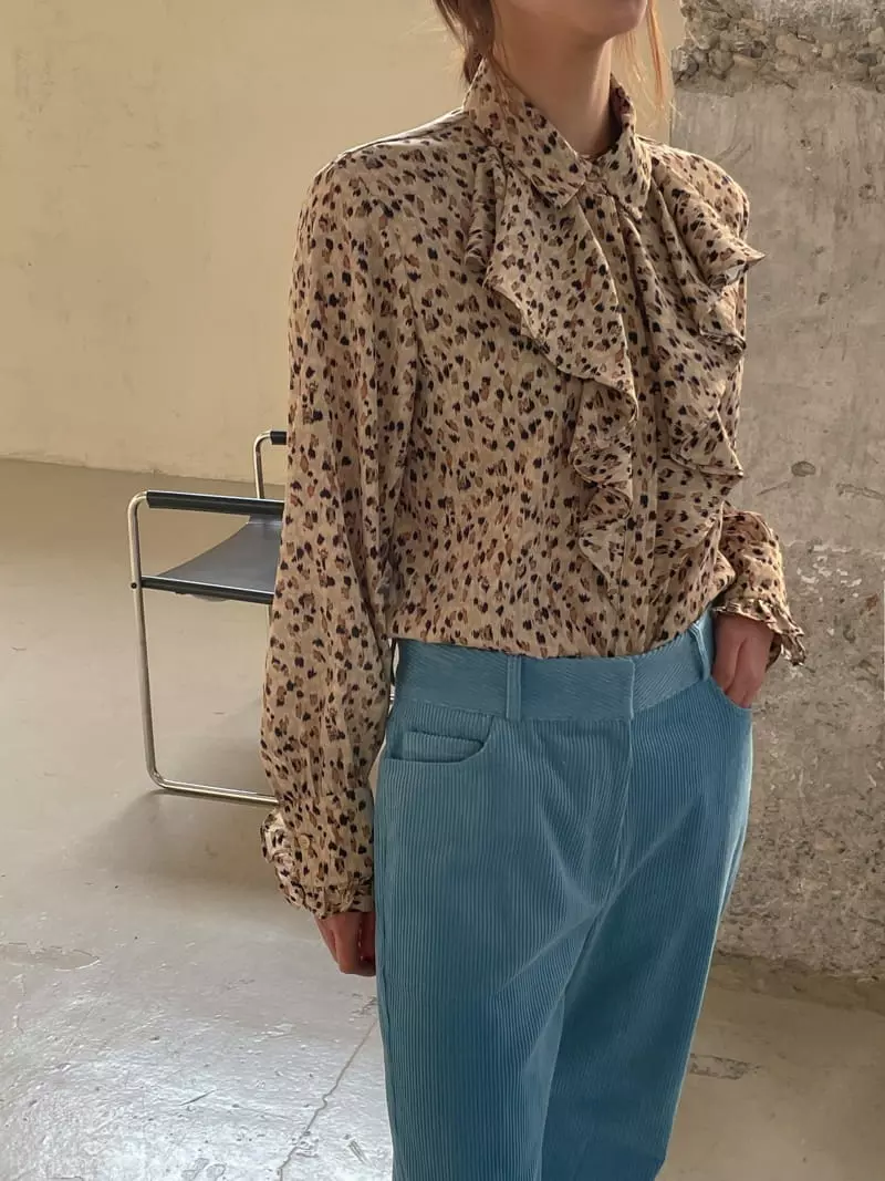 Dailyjud - Korean Women Fashion - #pursuepretty - Neck Frill Blouse - 6