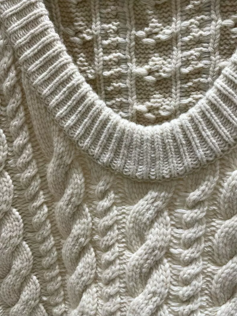 Dailyjud - Korean Women Fashion - #pursuepretty - Cable Knit Vest - 4