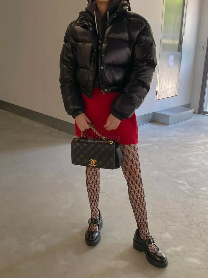 Dailyjud - Korean Women Fashion - #romanticstyle - Crop Padding Jacket - 9