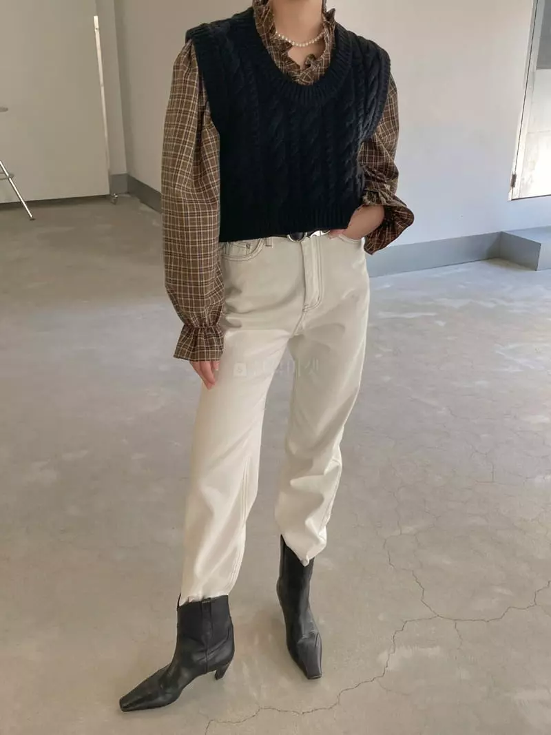 Dailyjud - Korean Women Fashion - #romanticstyle - Cable Vdest - 7