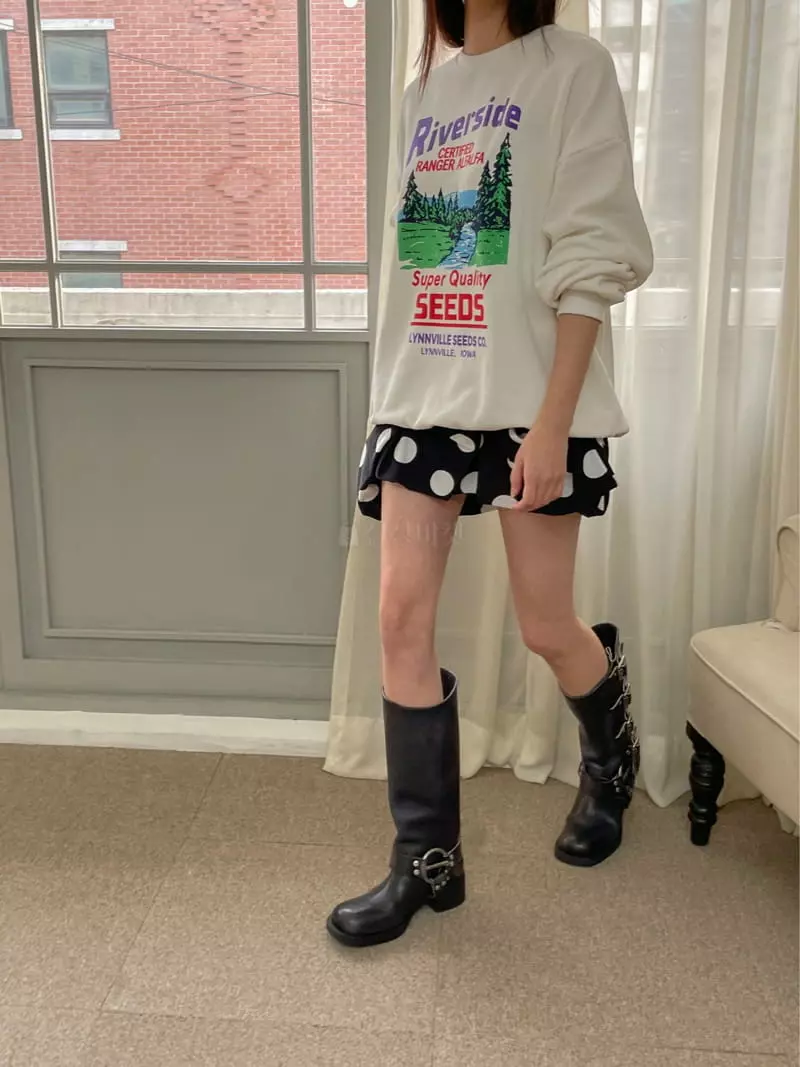 Dailyjud - Korean Women Fashion - #romanticstyle - Liver Sweatshirt - 11
