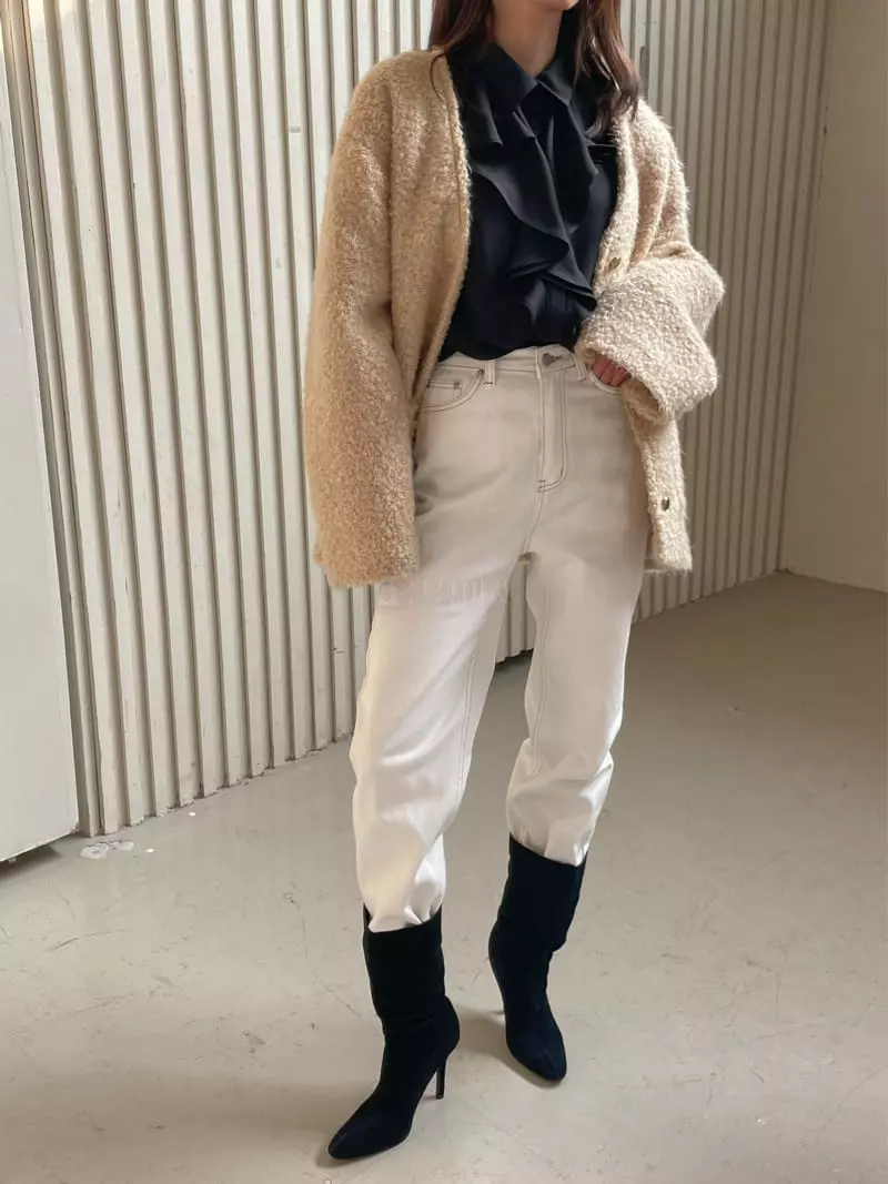 Dailyjud - Korean Women Fashion - #shopsmall - No Collar Jacket - 10