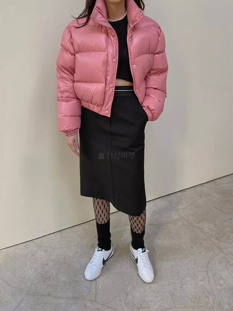 Dailyjud - Korean Women Fashion - #vintageinspired - Crop Padding Jacket - 5