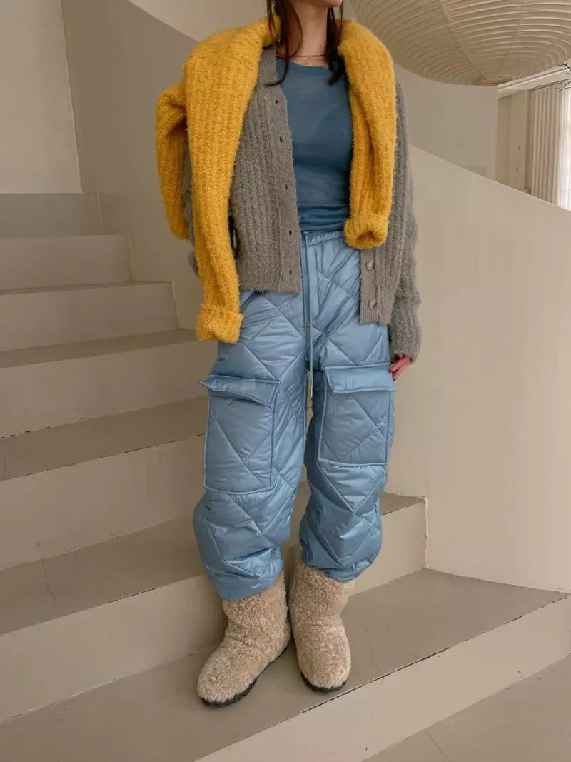 Dailyjud - Korean Women Fashion - #vintageinspired - Quilting Pants - 6